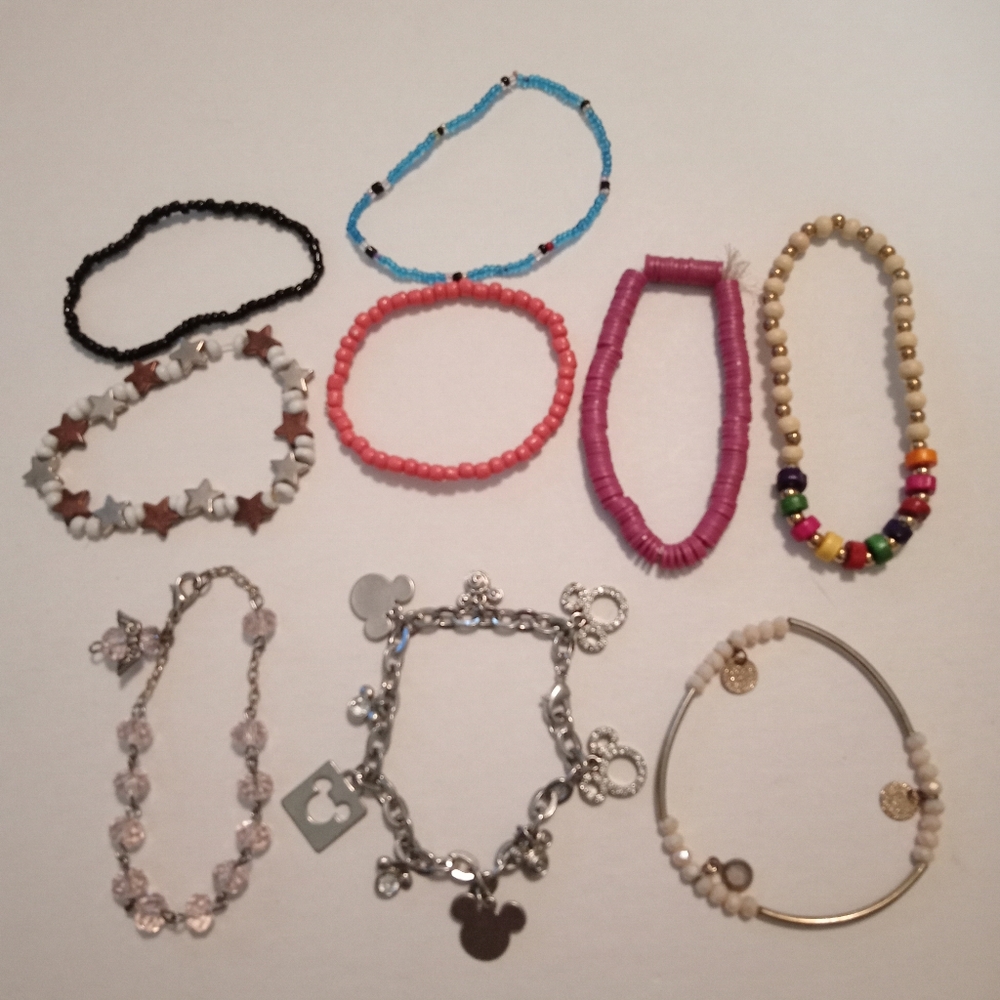 #405.  9 Piece Assorted Bracelet Bundle